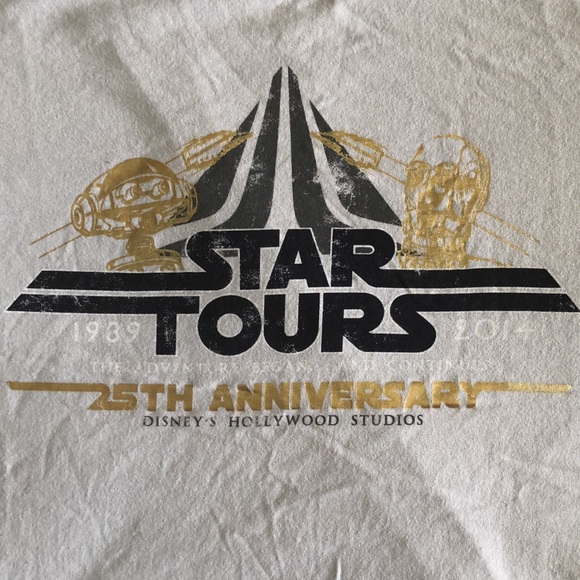 Other - Hanes Star Wars “Star Tours” 25th Anniversary T-Shirt